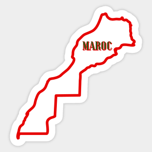 Morocco Sticker